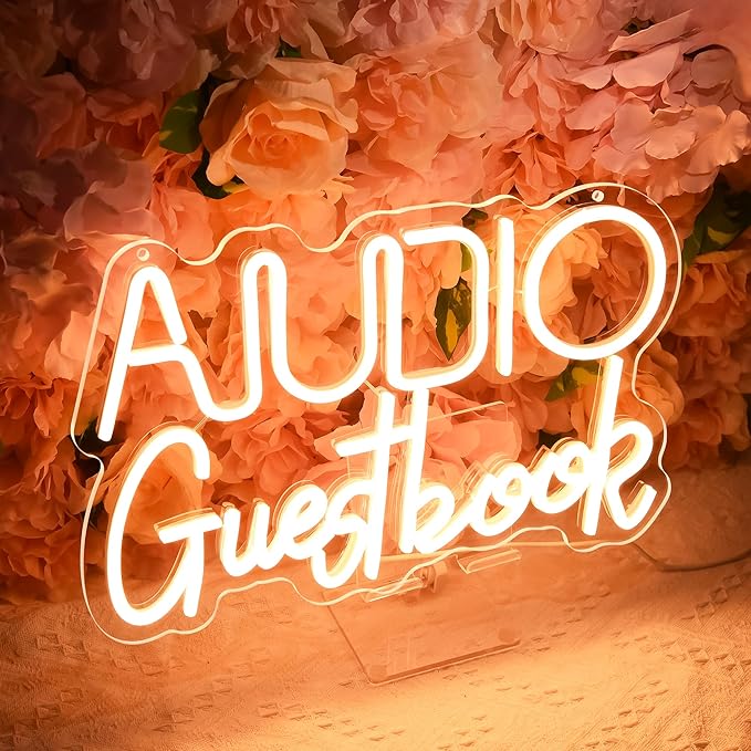 Audio Guest Book LED Sign