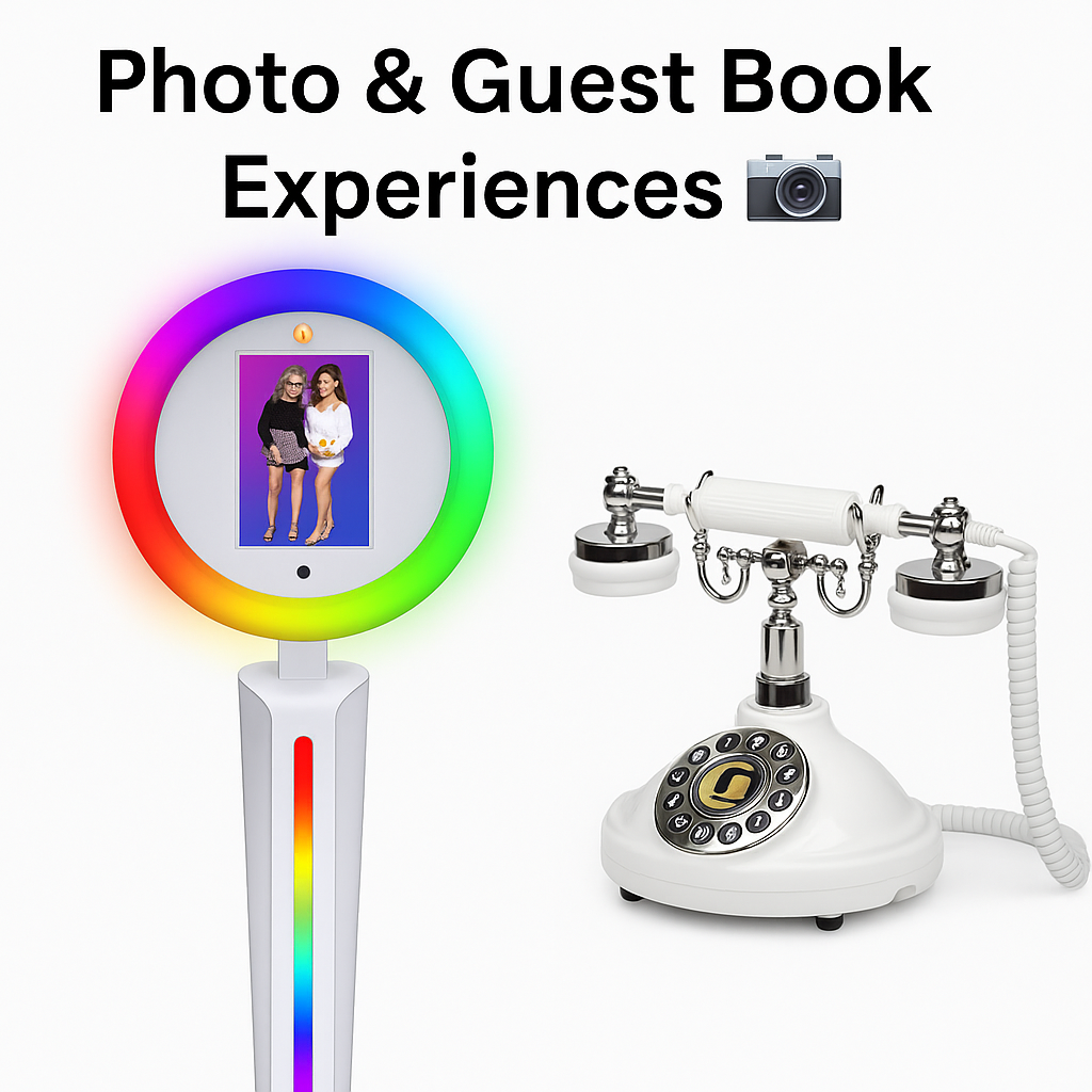 Photo and Guest Book Experiences
