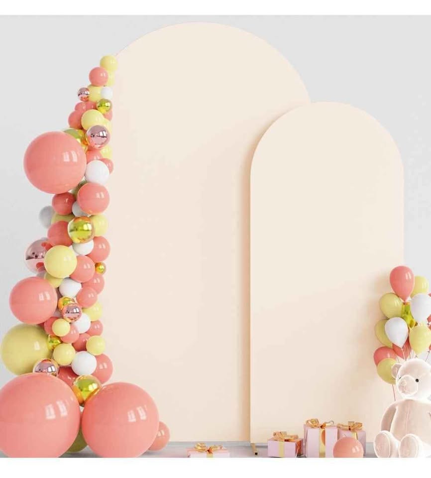 Arch Fabric Backdrop Covers