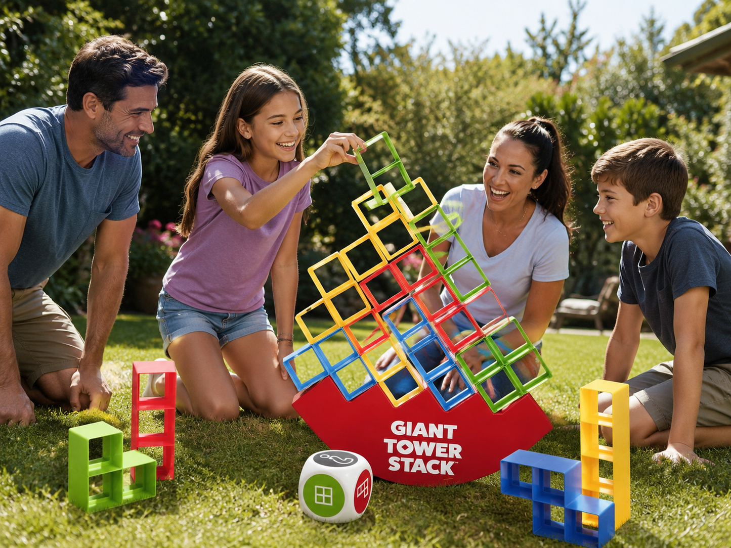 Giant Tower Stack Game