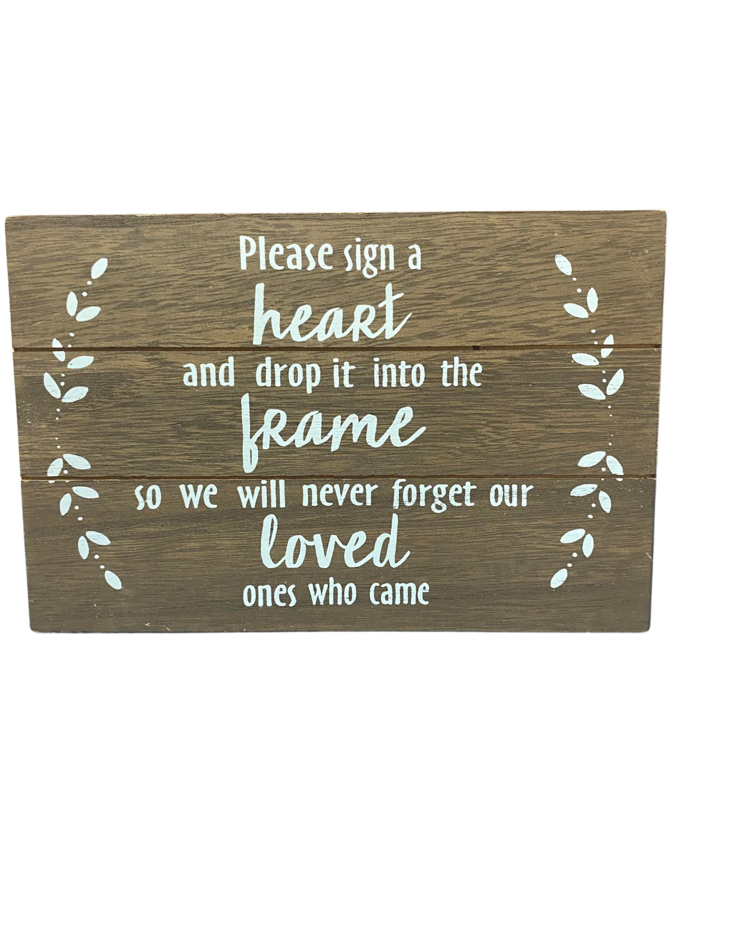 Heart Box Sign
